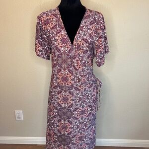 Paisley Wrap Dress